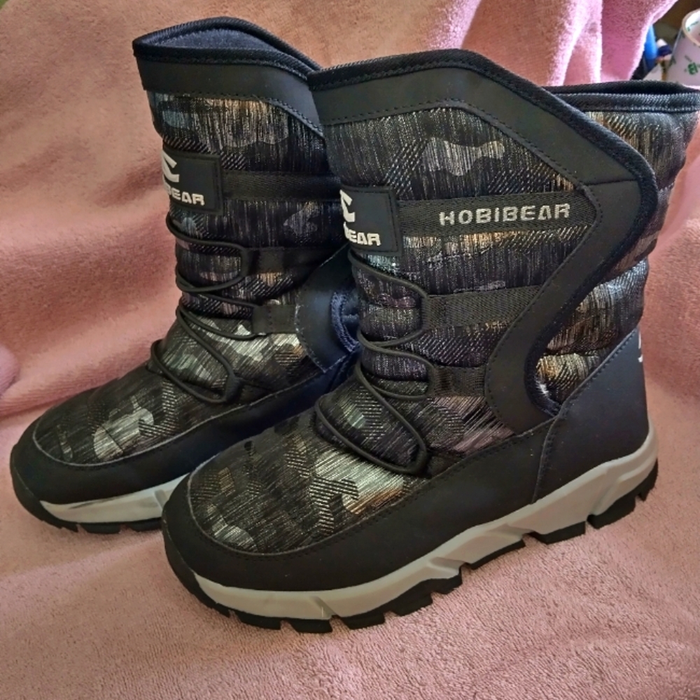 Hobibear Kids Camouflage Snow Boots